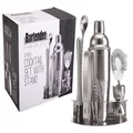 Bartender: Stainless Steel - Cocktail Set with Stand (8-Pieces)