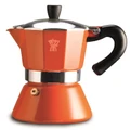 Pezzetti: Bellexpress Orange Induction Coffee Maker (6 Cup)
