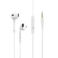 Promate gearPOD Lightweight High-Performance Stereo Earbuds - White