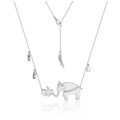 Couture Kingdom: Disney Dumbo and Mrs Jumbo Necklace - White Gold
