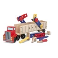 Melissa & Doug: Big Rig Building Truck Wooden Play Set