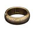 Lord of the Rings: The One Ring - Size R½, Gold Plated