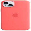 Apple: iPhone 15 Silicone Case with MagSafe - Guava