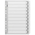 Icon Cardboard Dividers with Reinforced Tabs 10 Tab White