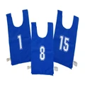Sports Bib Set - 1-15 Blue (Medium)