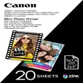 Zink Photo Paper for Mini Photo Printer - 20 Sheets