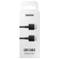 Samsung Data/Charge Cable USB-C to USB-C (3A) - Black