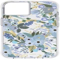 Casemate: Antimicrobial Recycled Case with Magsafe for Apple iPhone 14 Plus Rifle Paper Co. - Garden Party Blue