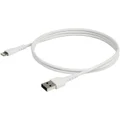 1m StarTech Heavy Duty Certified USB-A to Lightning Cable White