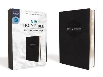 Niv Holy Bible Comfort Print (Black, Leathersoft) By Zondervan (Leather Bound)