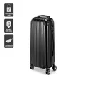 Orbis Tahiti Spinner Luggage Suitcase - Black (20")