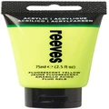 Reeves: Fine Acrylic Paint - Fluorescent Yellow (75ml)