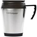 Thermos: ThermoCafe Stainless Steel Travel Mug - Silver (400ml)