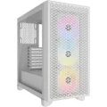 Corsair 3000D RGB Tempered Glass Mid Tower Case White