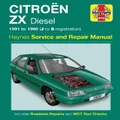 Citroen Zx Diesel (91 - 98) Haynes Repair Manual By Haynes Publishing