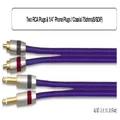 EWI Coaxial 75ohm Cable - 2 x RCA Male to 2 x 1/4" Jack (10ft)