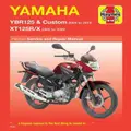 Yamaha Ybr125 (05 - 16) & Xt125R/x (05 - 09) Haynes Repair Manual By Phil Mather