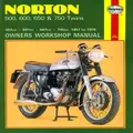 Norton 500, 600, 650 & 750 Twins (57 - 70) Haynes Repair Manual By Haynes Publishing