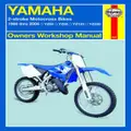 Yamaha 2-Stroke Motocross Bikes (86 - 06) Haynes Repair Manual By Alan Ahlstrand