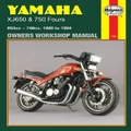 Yamaha Xj650 & 750 Fours (80 - 84) Haynes Repair Manual By Haynes Publishing
