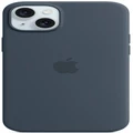Apple: iPhone 15 Plus Silicone Case with MagSafe - Storm Blue