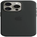 Apple: iPhone 15 Pro Silicone Case with MagSafe - Black