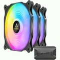 Antec F12 Racing ARGB 120mm PWM Case Fans 3 in 1 Pack