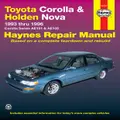 Toyota Corolla & Holden Nova (93 - 96) By Haynes Publishing