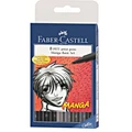 Faber-Castell : Pitt Artist Pens B Manga basic Set of 8