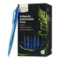 Icon: Ballpoint Retractable Pens - Medium Blue (Pack 50)