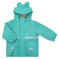 Silly Billyz: Waterproof Jacket - Aqua Bear Hood (Medium)