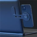 Aluminum Magnetic Laptop Phone Holder - (Navy)