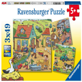 Ravensburger: On the Farm (3x49pc Jigsaws) Board Game