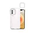 Phone Case & Built-in Selfie Ring Light - For iPhone 11/11 Pro (White)