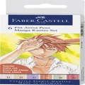 Faber-Castell: Pitt Artists Pens - Manga Kaoiro (Pack of 6)