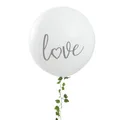 Ginger Ray: White Giant Printed Love Balloon