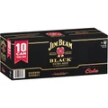 Jim Beam Black & Cola 5% ABV Can 375mL (10 Pack)