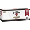 Jim Beam White Double Serve 6.7% Can 375ml (10PK)
