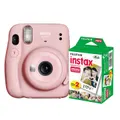 Fuji Instax Mini 11 - Blush Pink - 20 Pack Film Bundle