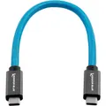 Kondor Blue USB C to USB C High Speed Cable for Samsung T5 T7 SSD Recording