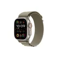 Apple Watch Ultra 2 Sport 49mm Titanium Case GPS + Cellular Medium Olive Band