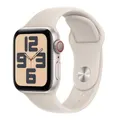 Apple Watch SE 40mm Starlight Aluminium Case GPS + Cellular (M/L) (2023)