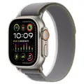 Apple Watch Ultra 2 Sport 49mm Titanium Case GPS + Cellular (M/L) Green/Grey Band