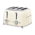Smeg 50's Retro Style 4 Slot Toaster Cream