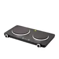 Westinghouse Double Electric Hotplate Black