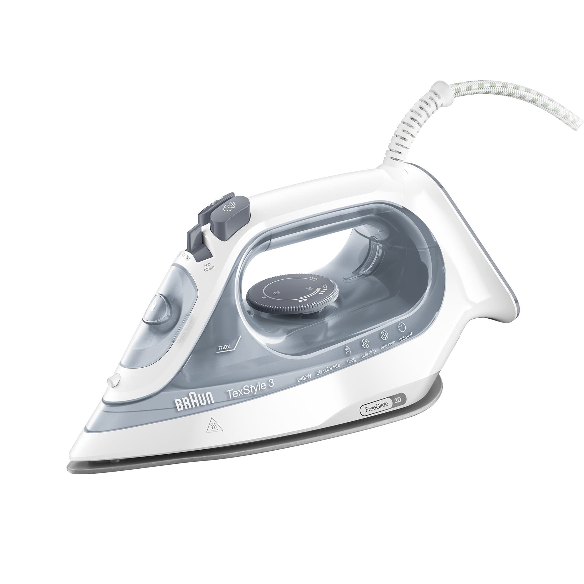 Braun TexStyle 3 Steam Iron Grey