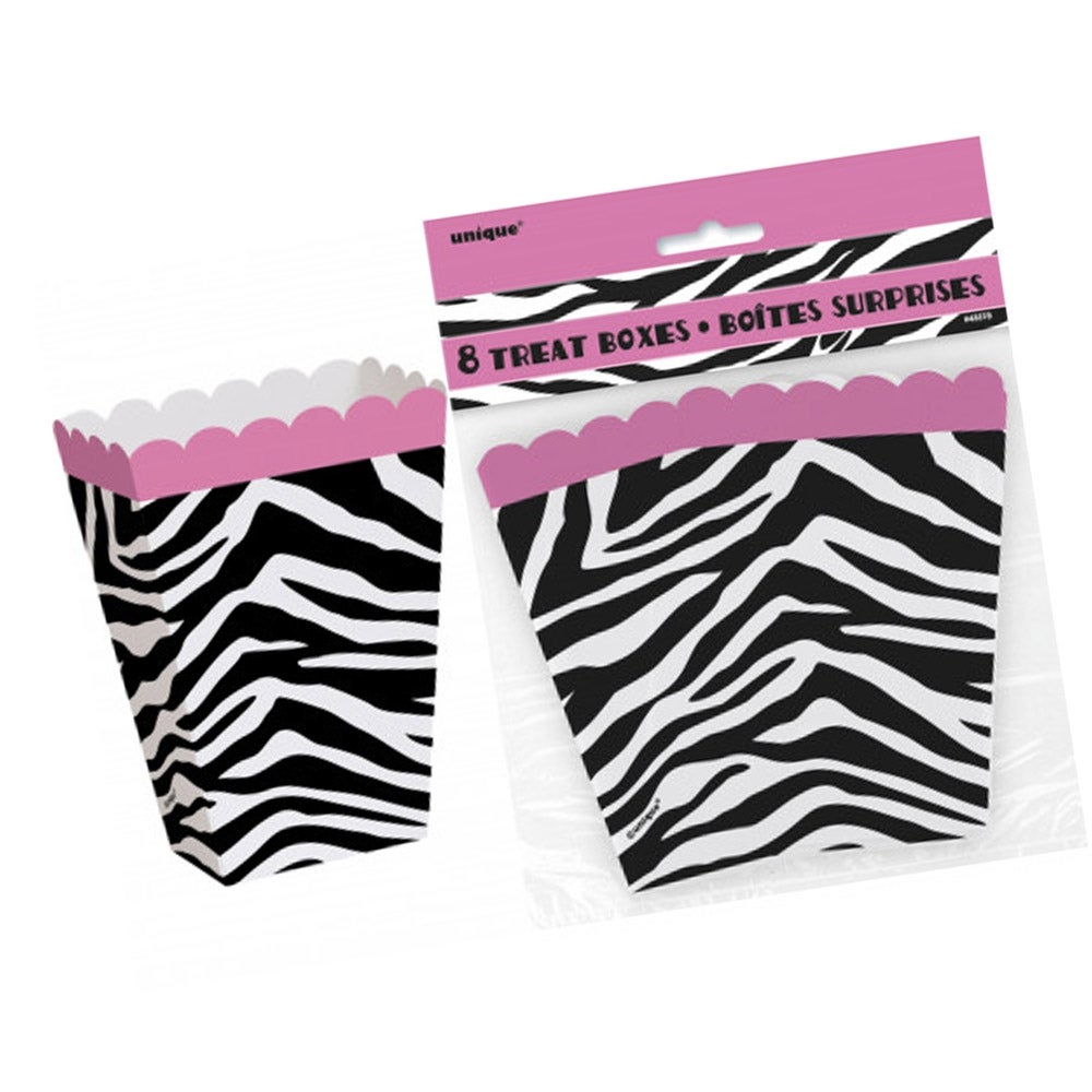 Zebra Treat Boxes - 8 pack