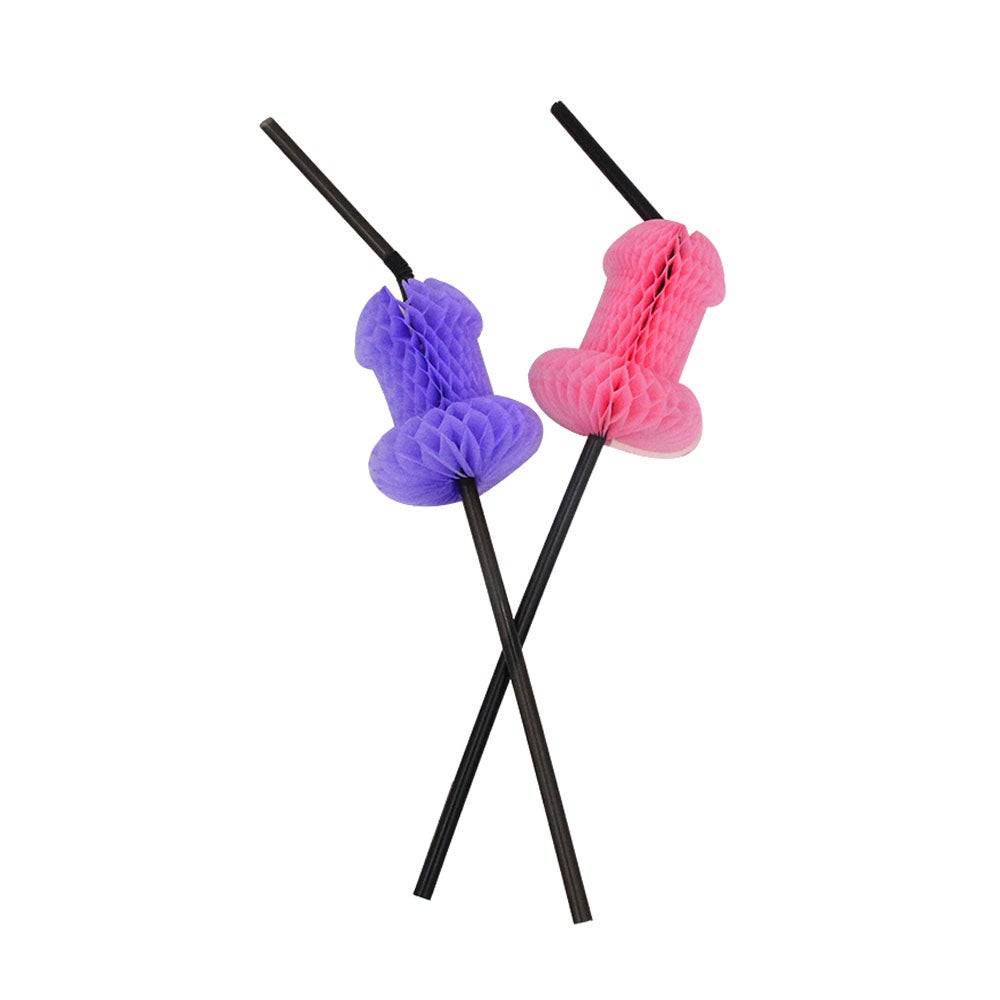 Honeycomb Pecker Straws – pack of 4