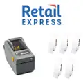 Retail Express ZD411 Product Label Printer Bundle