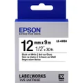 Epson Labelworks Tape Black on White 12MM